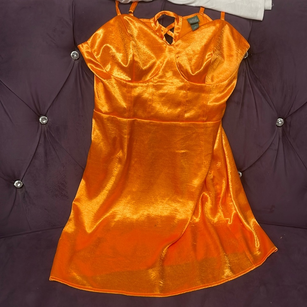 Orange dress